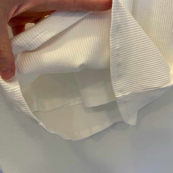 🤍White Long Sleeve Mini Dress - Picture 3 of 5